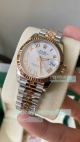 Swiss copy A+ Rolex Datejust 2824 White Roman Rose Gold Two-tone Jubilee Bracelet (2)_th.jpg